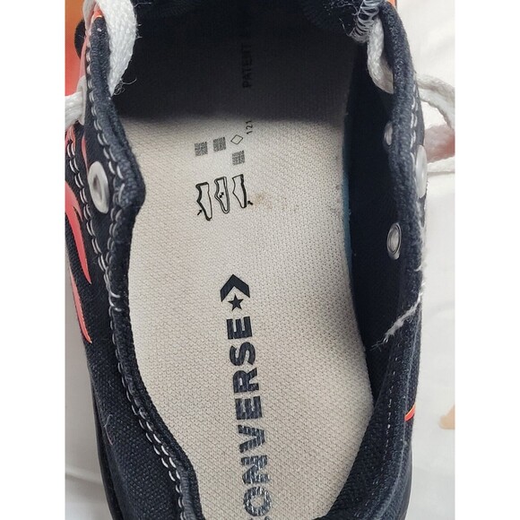 Converse Chuck Taylor All Star Low Top Flame Canvas Shoes Youth 3 - Picture 8 of 8